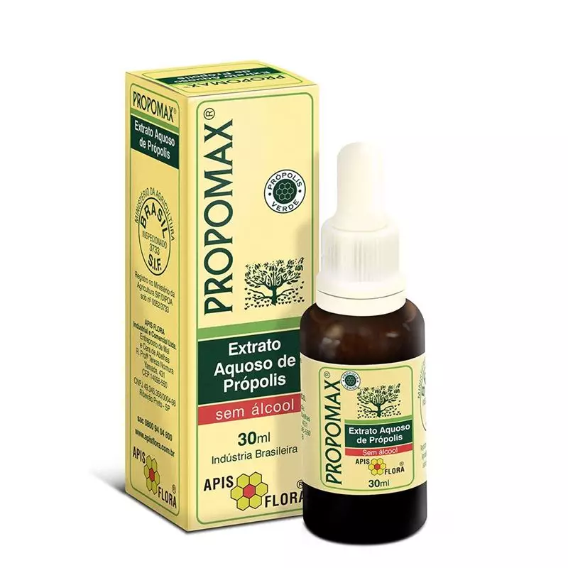 Propomax Extrato Aquoso Própolis Verde 30ml Apis Flora