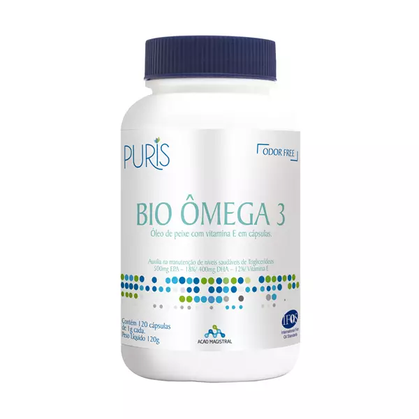 Bio Ômega 1g 120 cápsulas Puris