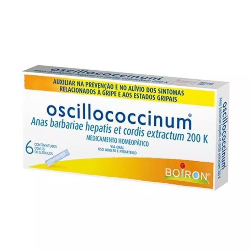 Oscillococcinum 200K Boiron 6 tubetes