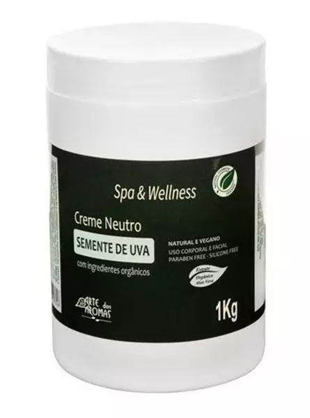 Creme Neutro Semente de Uva 1kg Arte dos Aromas