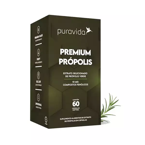 Própolis Premium 60 cápsulas Puravida