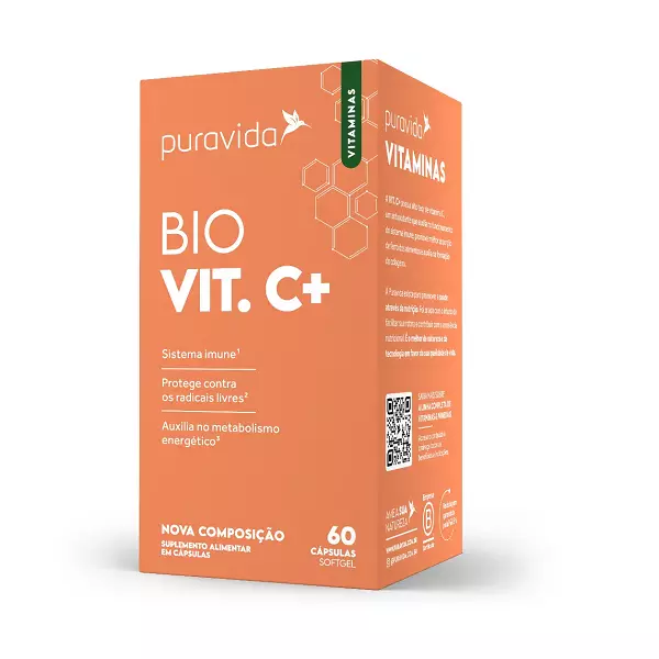 Bio Vit C+ Puravida - 60 cápsulas