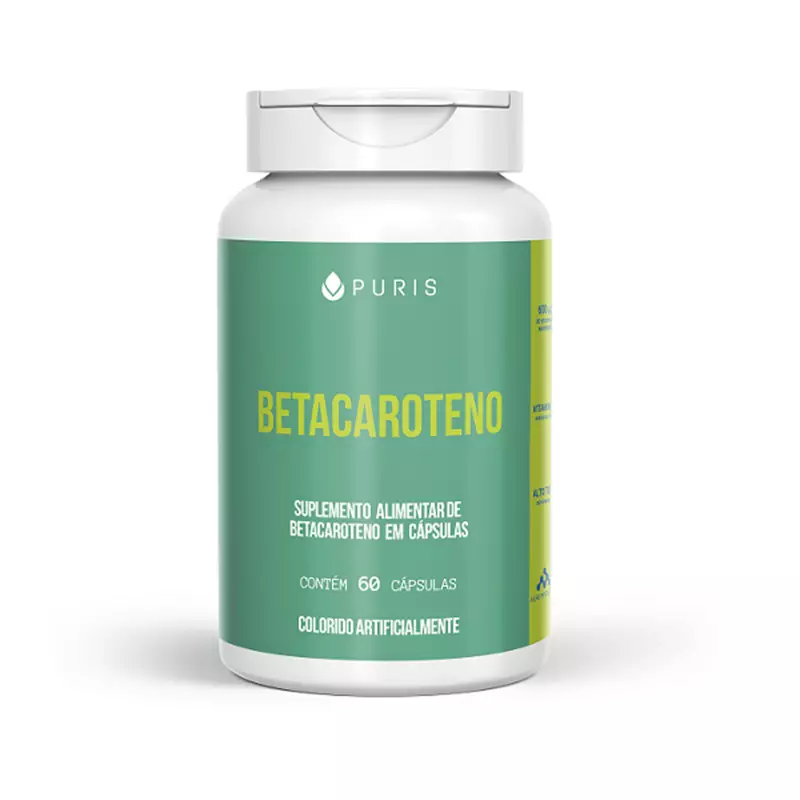 Betacaroteno 400mg 60 cápsulas Puris