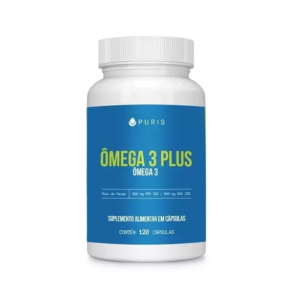 Ômega 3 Plus 1000mg 120 Cápsulas Puris
